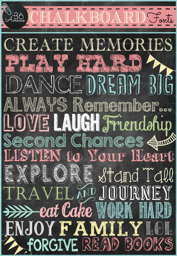 http://www.the36thavenue.com/2013/08/chalkboard-fonts.html