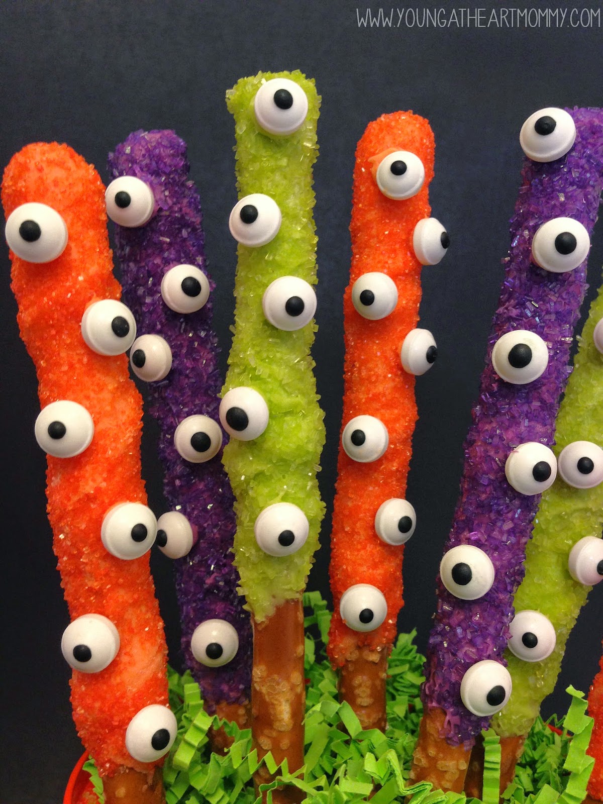 Eyeball Pretzel Rods