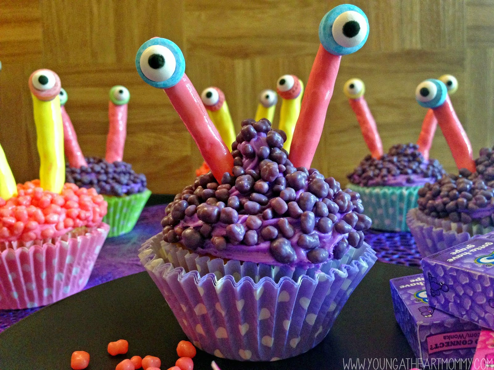 Lumpy Bumpy Nerd Monster Cupcakes Jpg Young At Heart Mommy