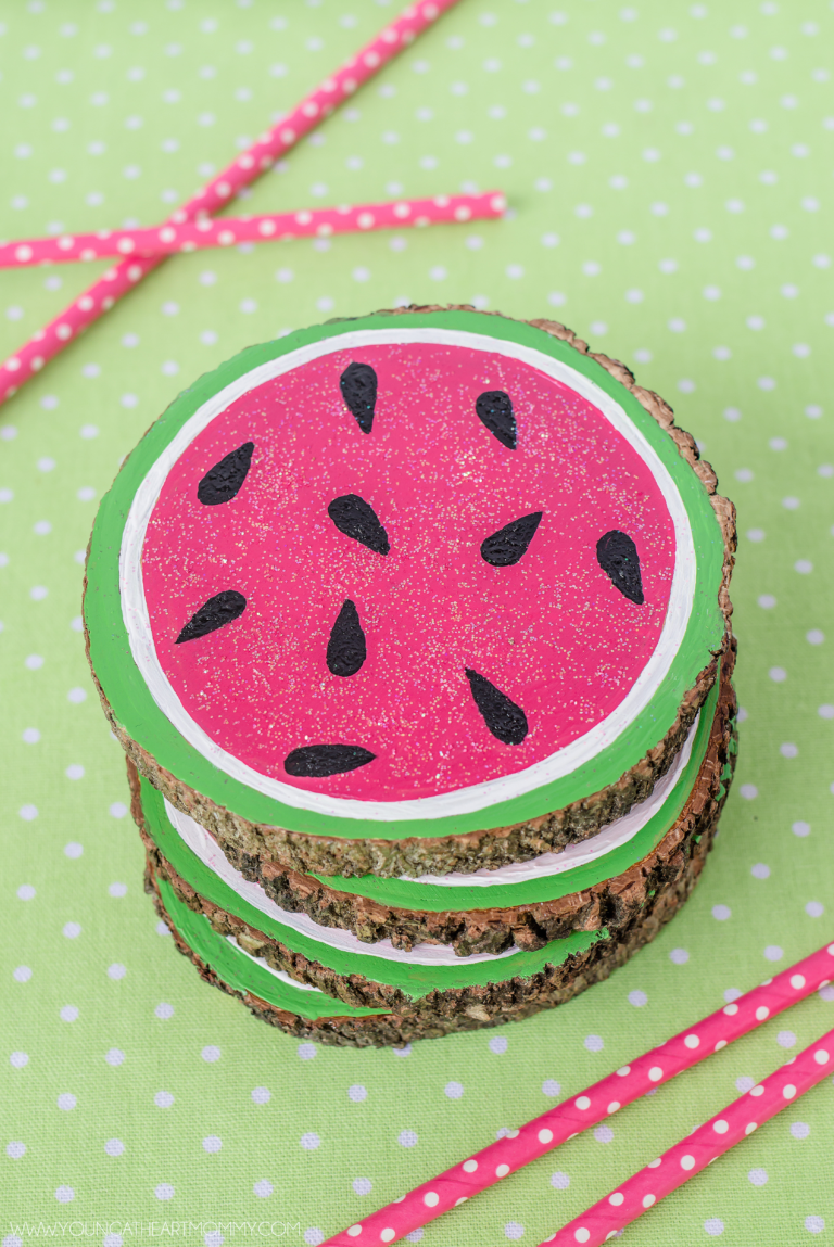 http://www.youngatheartmommy.com/wp-content/uploads/2016/05/How-To-Make-Painted-Wooden-Watermelon-Coasters-768x1149.png