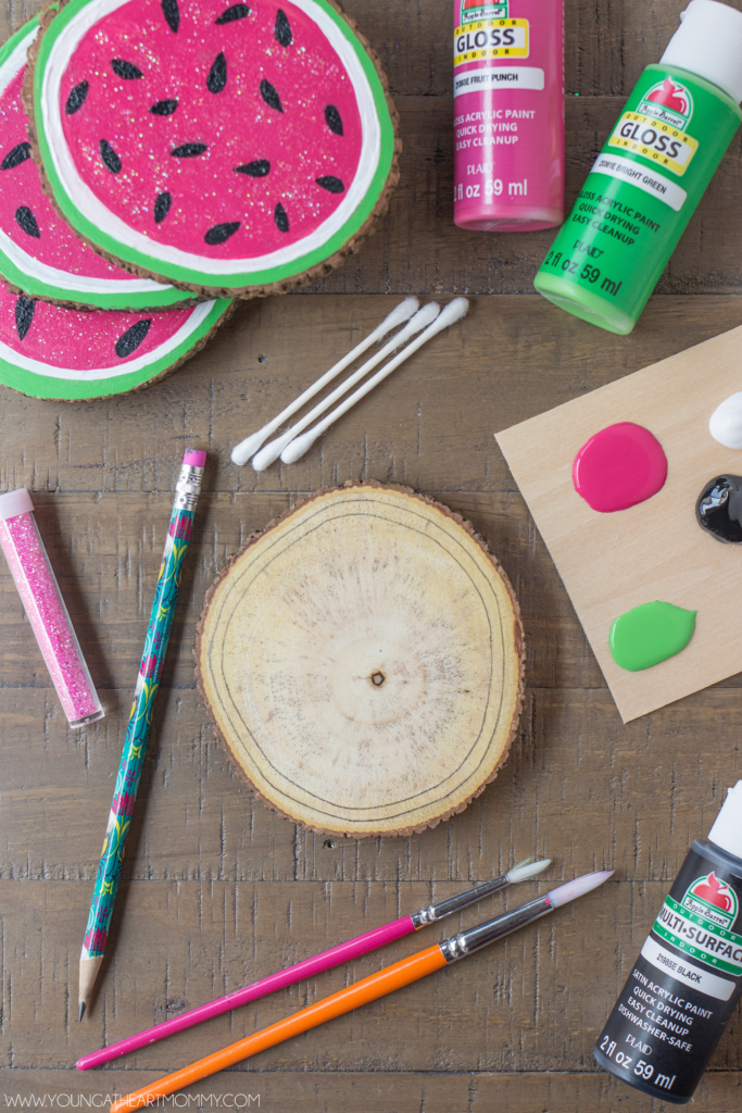 Watermelon-Coaster-Tutorial