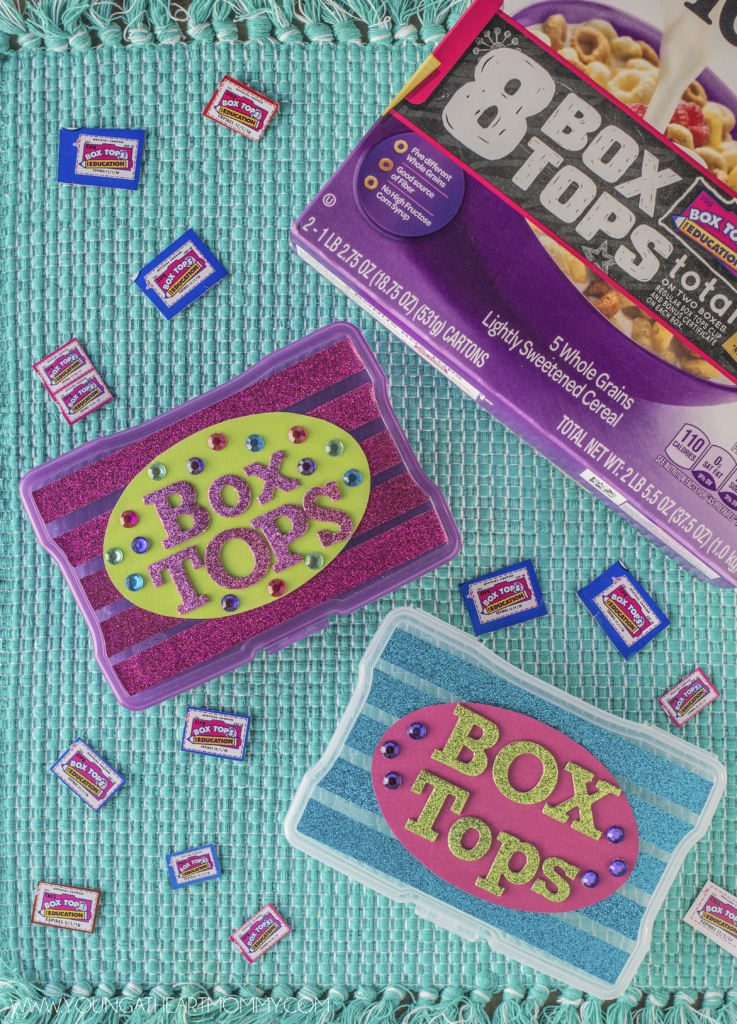 DIY Box Tops For Education Collection Container