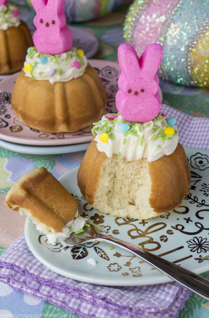 Easy Bunny Bundt Cakes For Easter