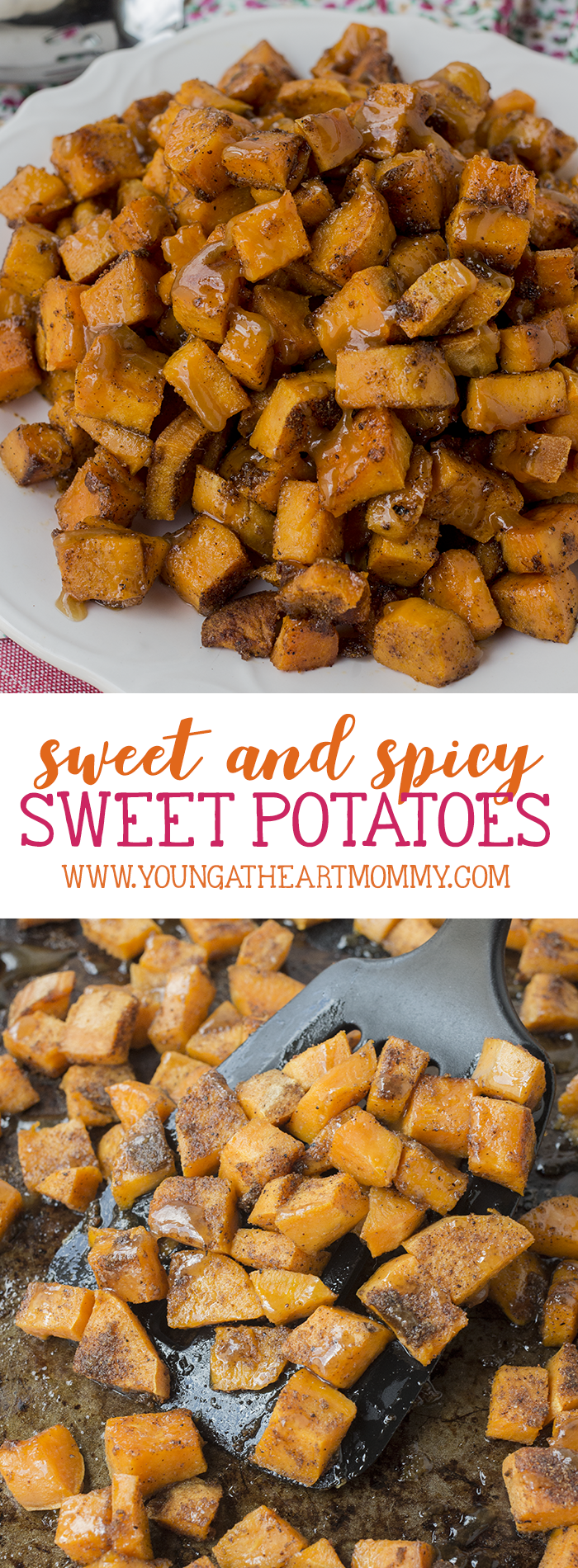 Sweet And Spicy Roasted Sweet Potatoes