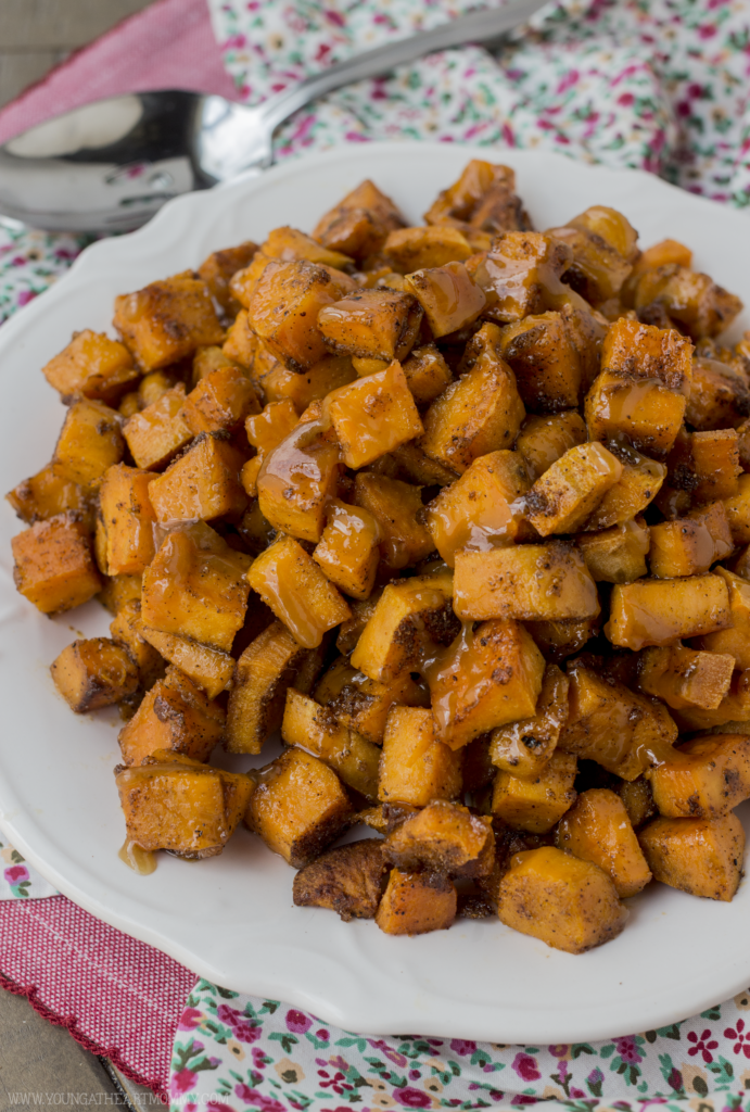  The BEST Sweet And Spicy Sweet Potatoes Coated With Brown Sugar Glaze