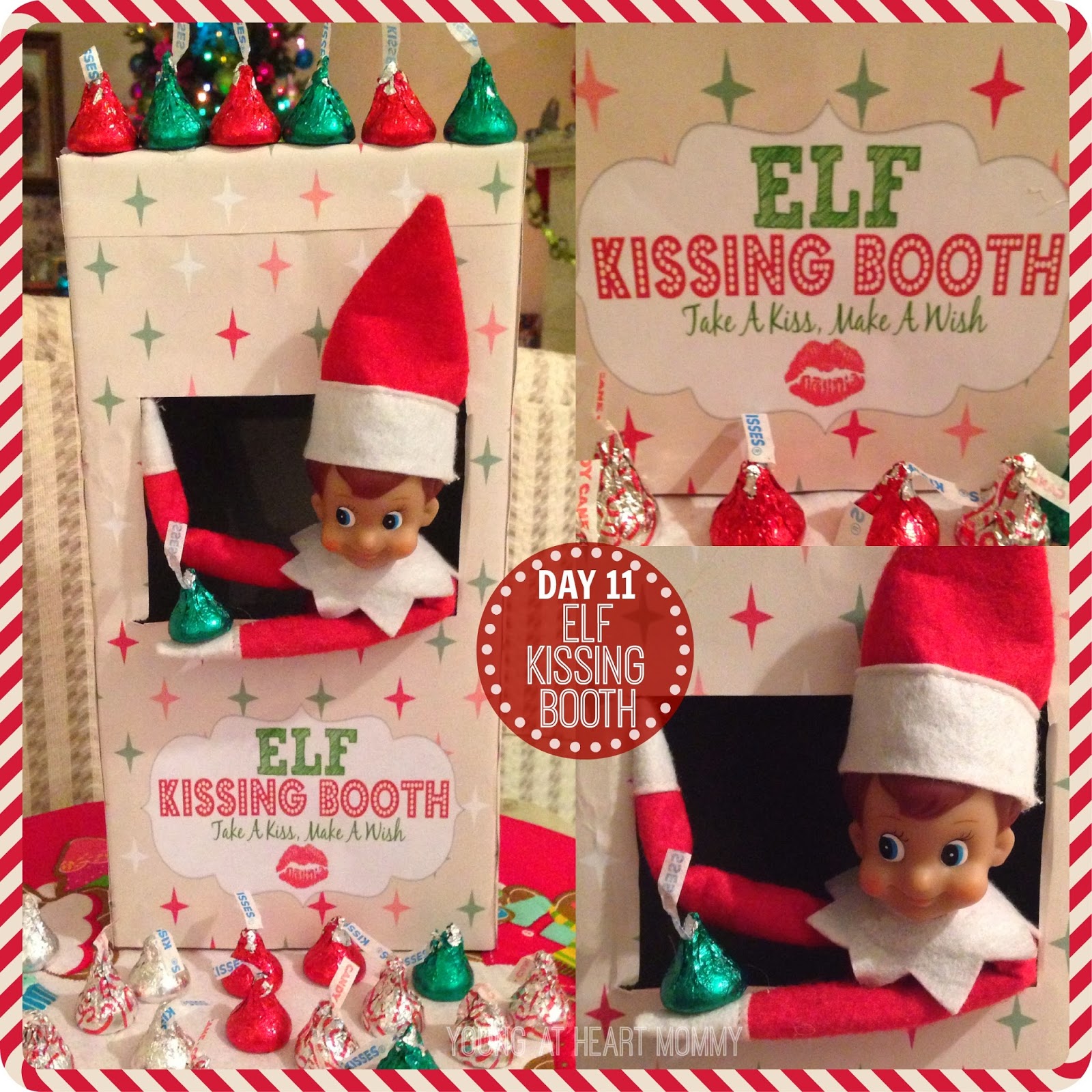 Elf Kissing Booth Free Printable - Printable Word Searches