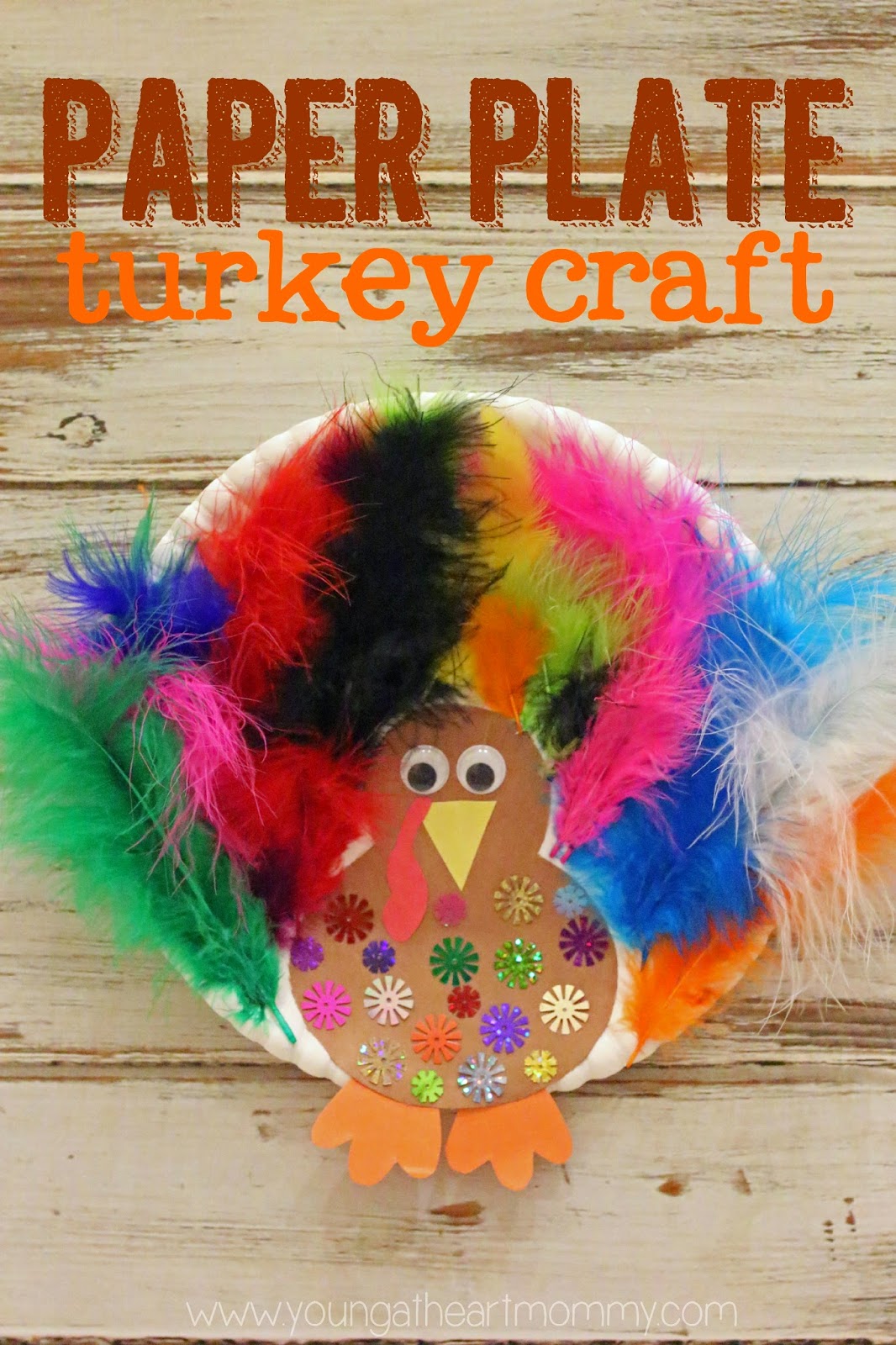 Paper Plate Turkey Template